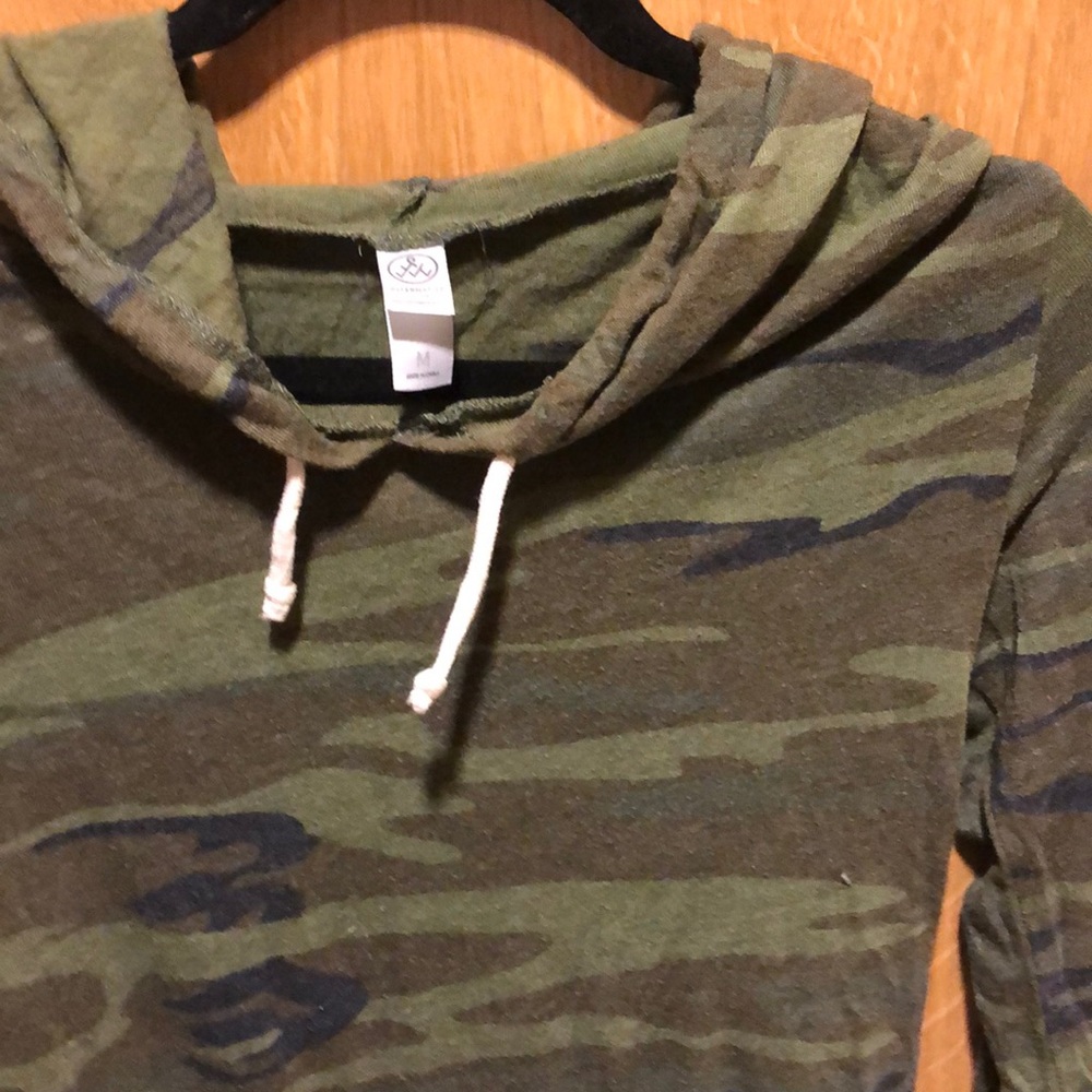 Camo Alternative Thin Hooded Sweatshirt